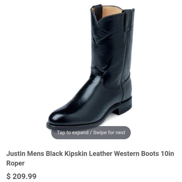 Black Spanish Kipskin boots - Picture 9 of 10